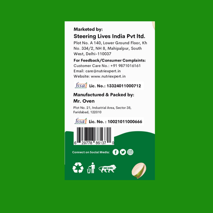 NutriExpert Kaju Pista Cookies – 200g | Made with Desi Ghee