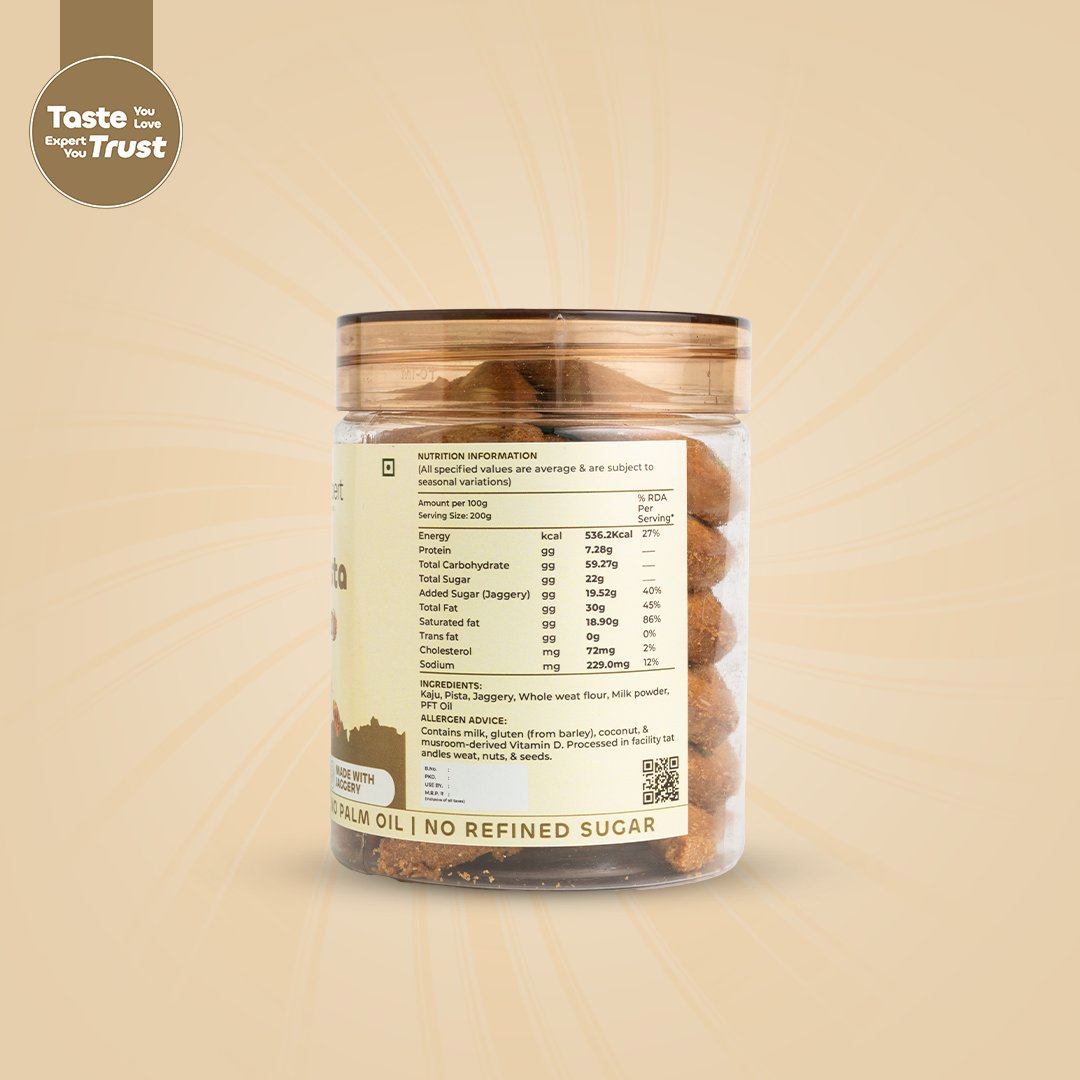 Kaju Pista Cookies - 200gm