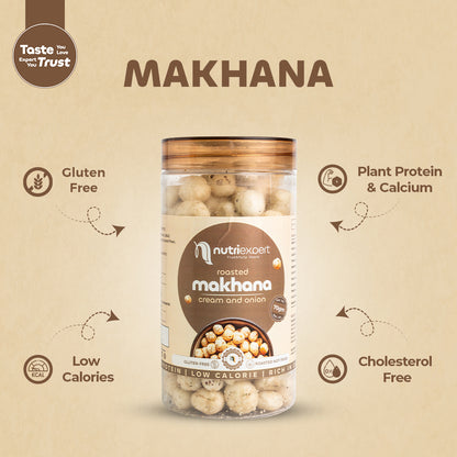 Makhana with Cream & Onion Flavor - 70gm
