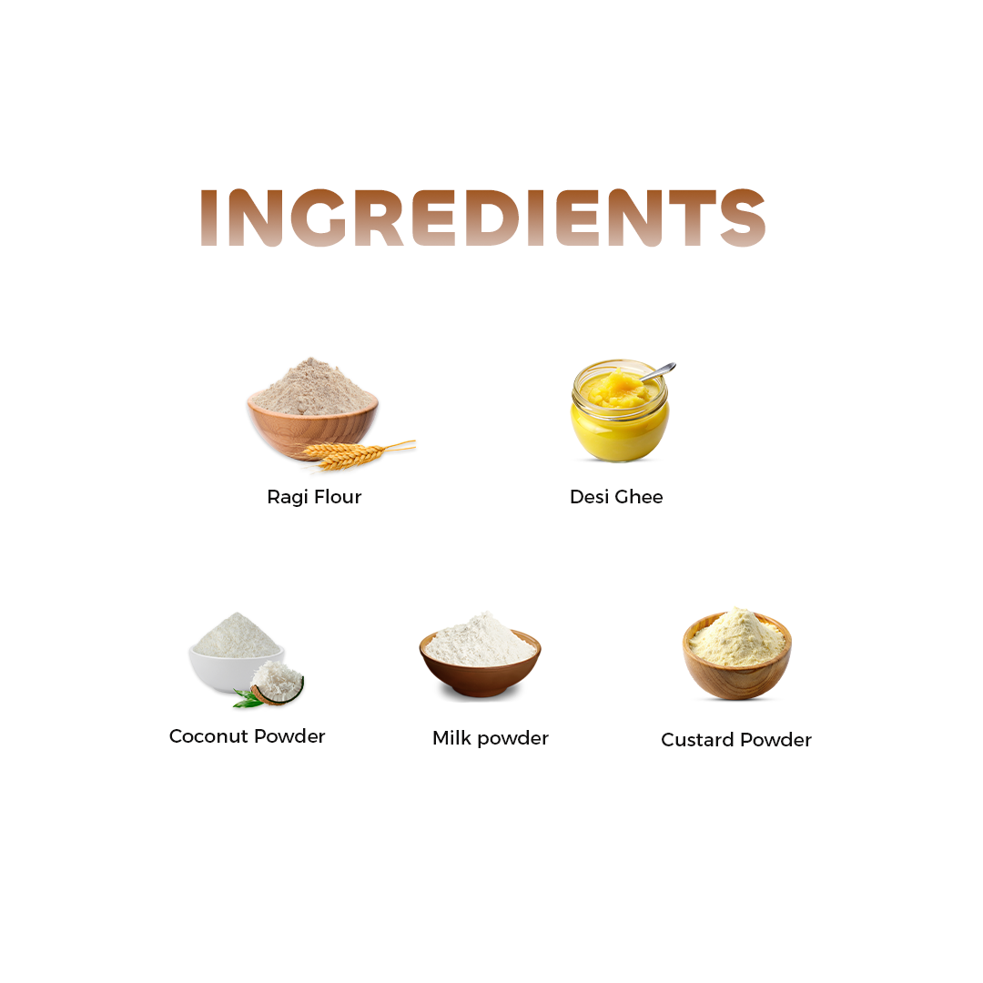 Ragi oats cookies with Deshi Ghee - 300gm