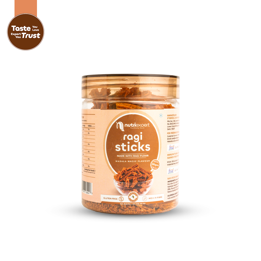 Ragi Sticks with Masala Magic flavor 80gm