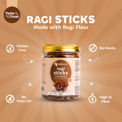 Ragi Sticks with Tangi Tomato flavor 80gm
