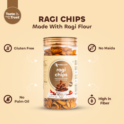 Ragi Chips with Peri Peri Flavor 145gm