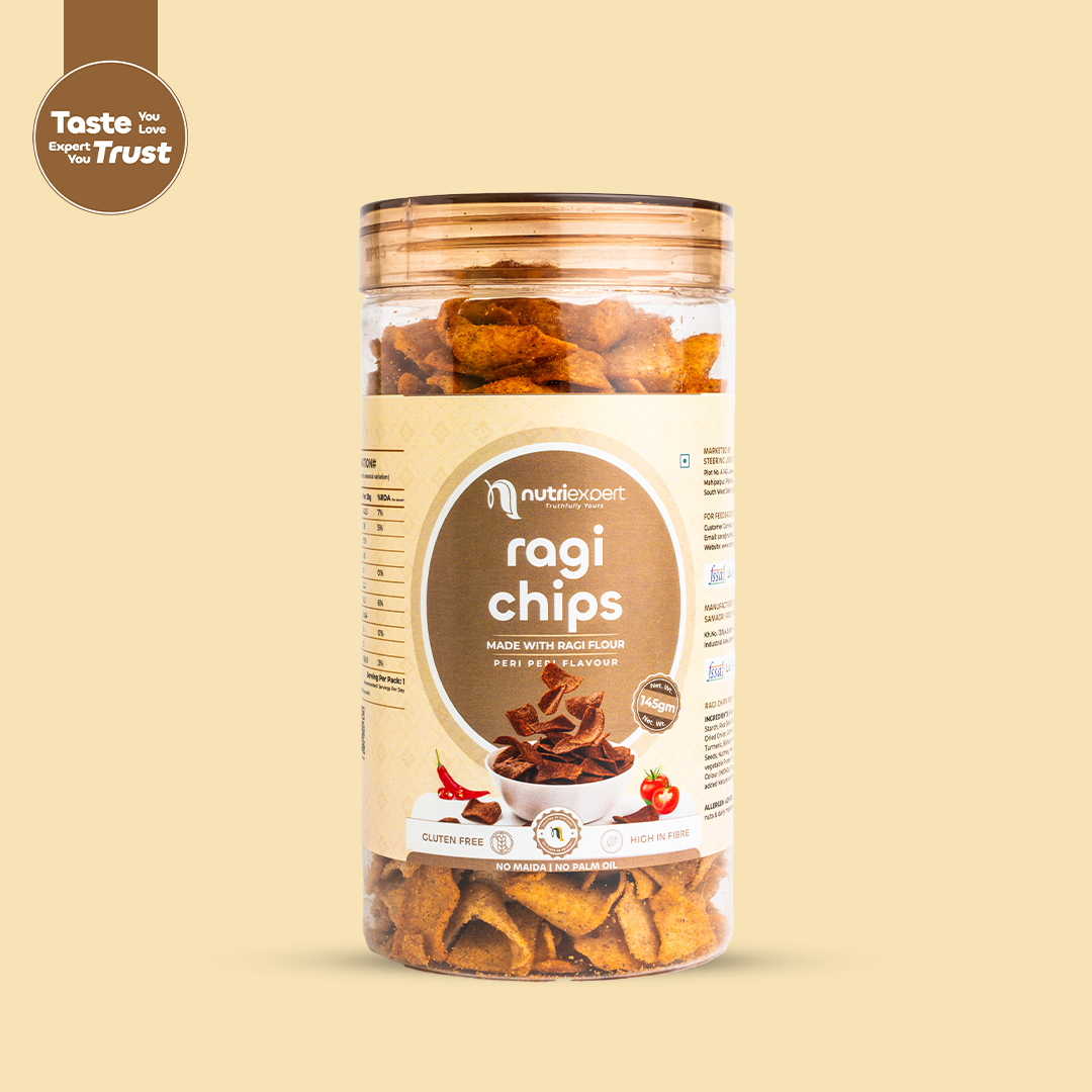 Ragi Chips with Peri Peri Flavor 145gm