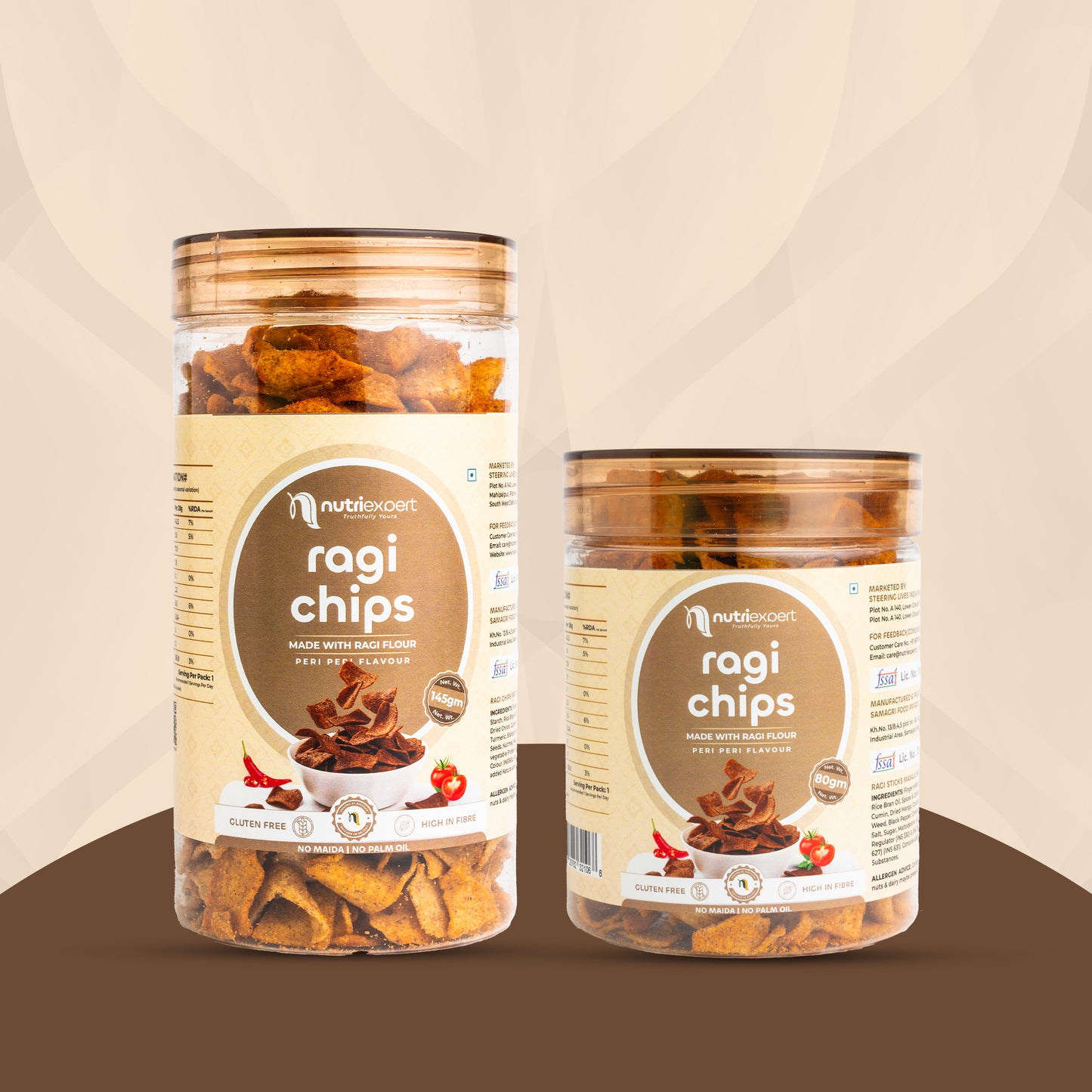 Combo Pack Ragi Chips 80gm 1+1