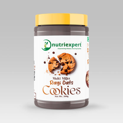Ragi Oats Cookies | Made in Desi Ghee | Gluten Free | 300g