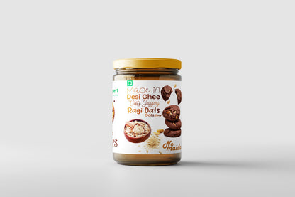 Ragi Oats Cookies | Made in Desi Ghee | Gluten Free | 170g