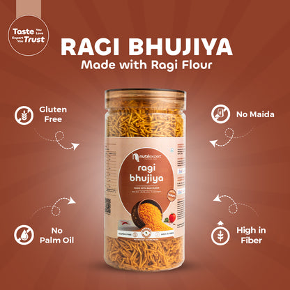 Ragi Bhujiya with Peri Peri flavor - 145gm