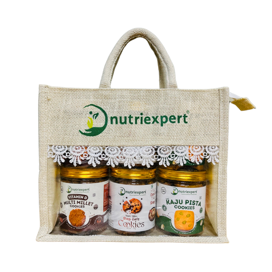 NutriExpert Grand Cookie Gift Pack – 6 Jar Combo (1.08kg Total)