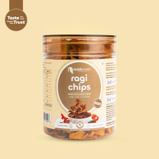 Ragi Chips with Peri Peri Flavor 80gm