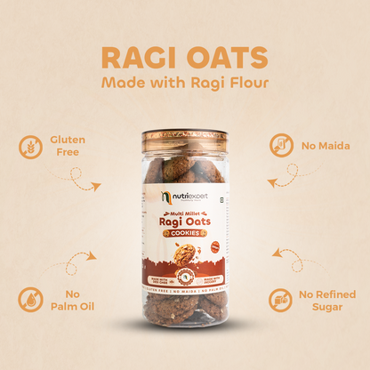 Combo Pack Ragi Oats cookies 1+1