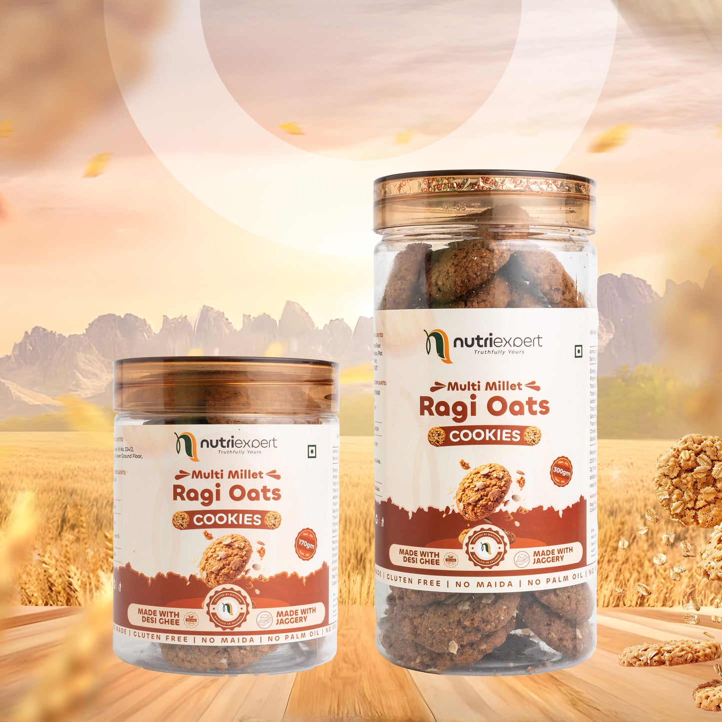 Combo Pack Ragi Oats cookies 1+1